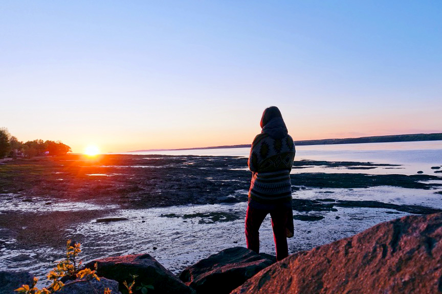 Sunset on Saint-Jean-de-l'Île-d'Orléans