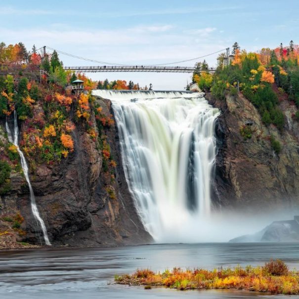 chute montmorency automne